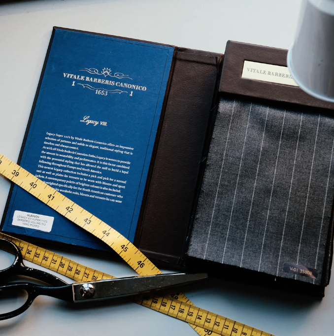 Vitale Barberis Canonico (VBC) fabric swatches