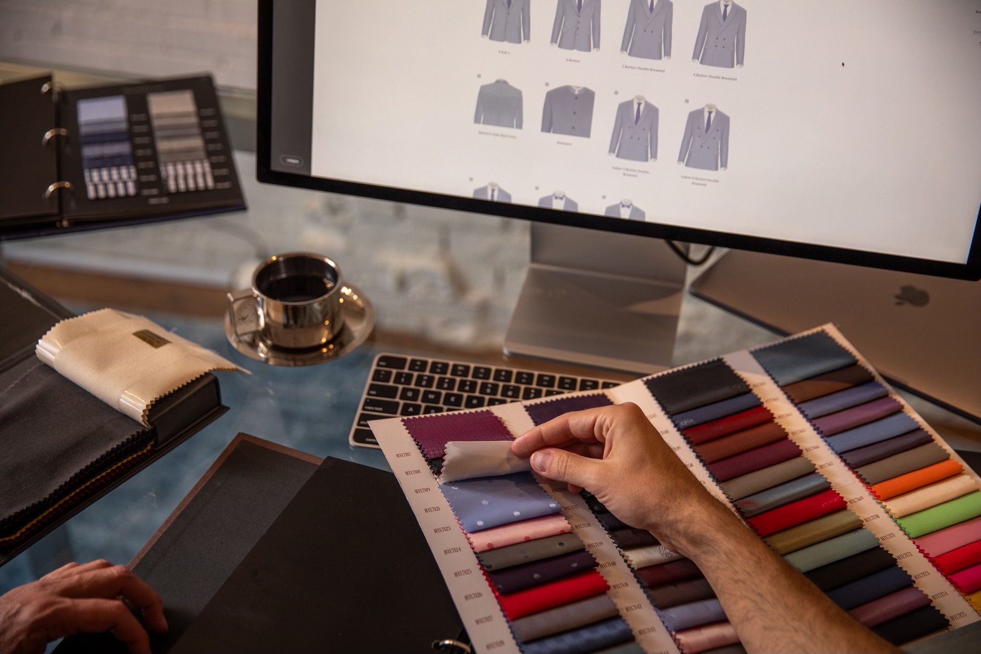 Bespoke custom suit portrait — premium tailoring craftsmanship from Limatus Bespoke Raleigh